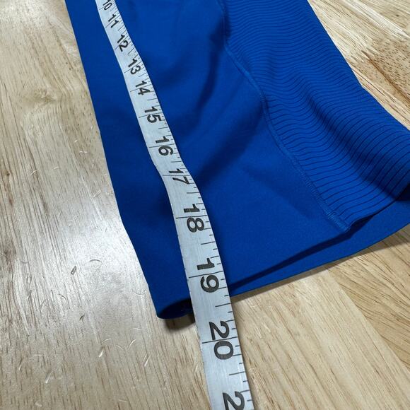 Sweaty Betty NWT Power Cropped Workout Leggings Lighting Blue Size 12 Pockets - Picture 8 of 8